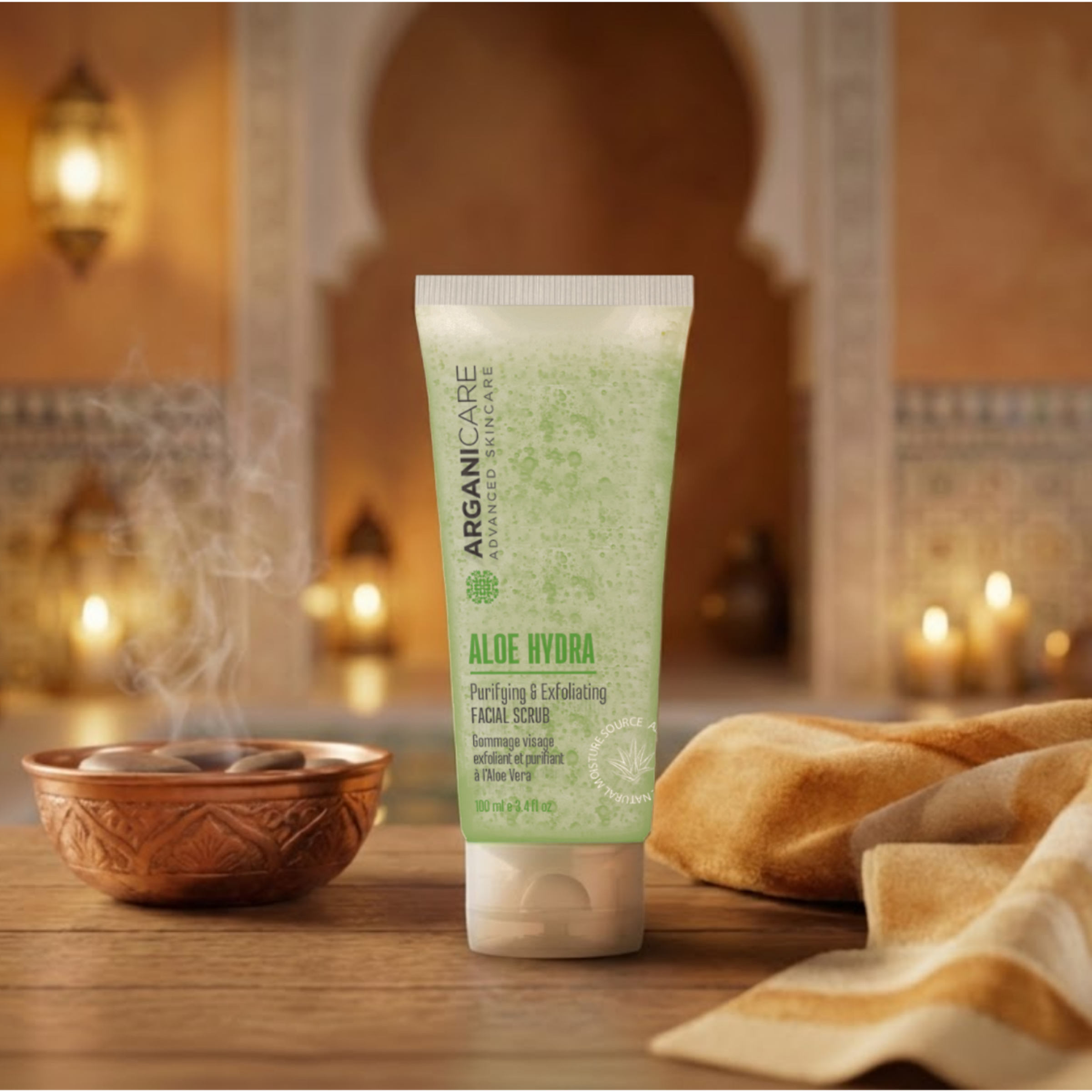 Peeling mit Aloe Vera – Arganicare