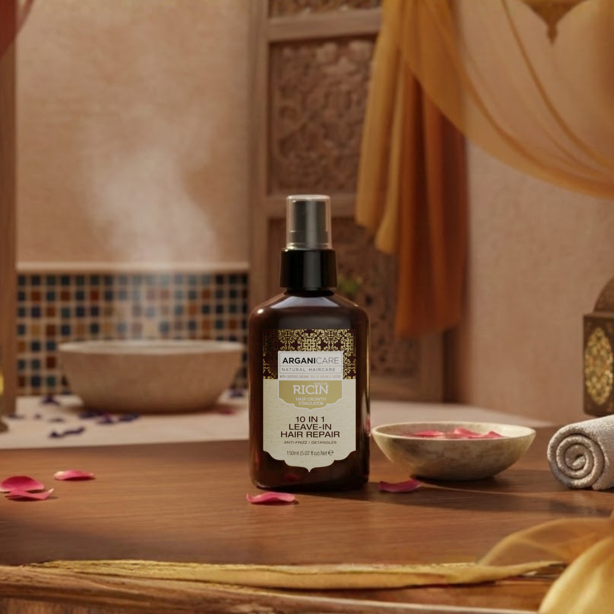 Spray 10-en-1  à l'Huile de Ricin