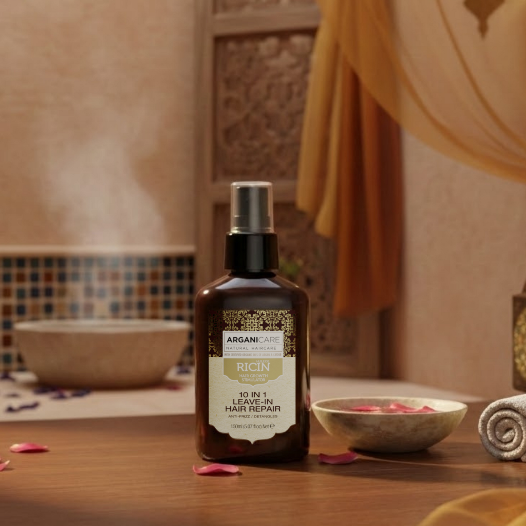 Spray 10-en-1  à l'Huile de Ricin