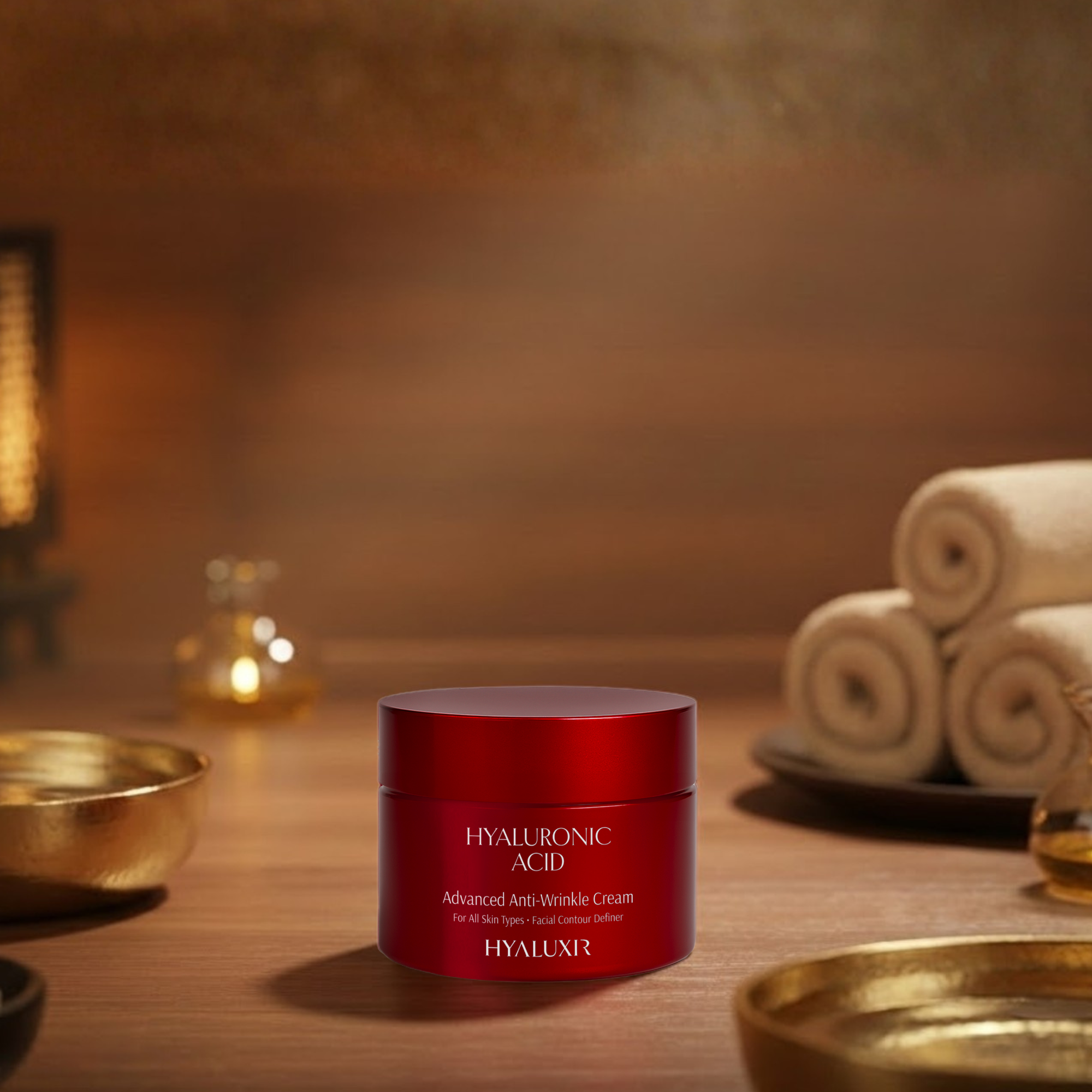 Crème Anti-rides à l'Acide Hyaluronique