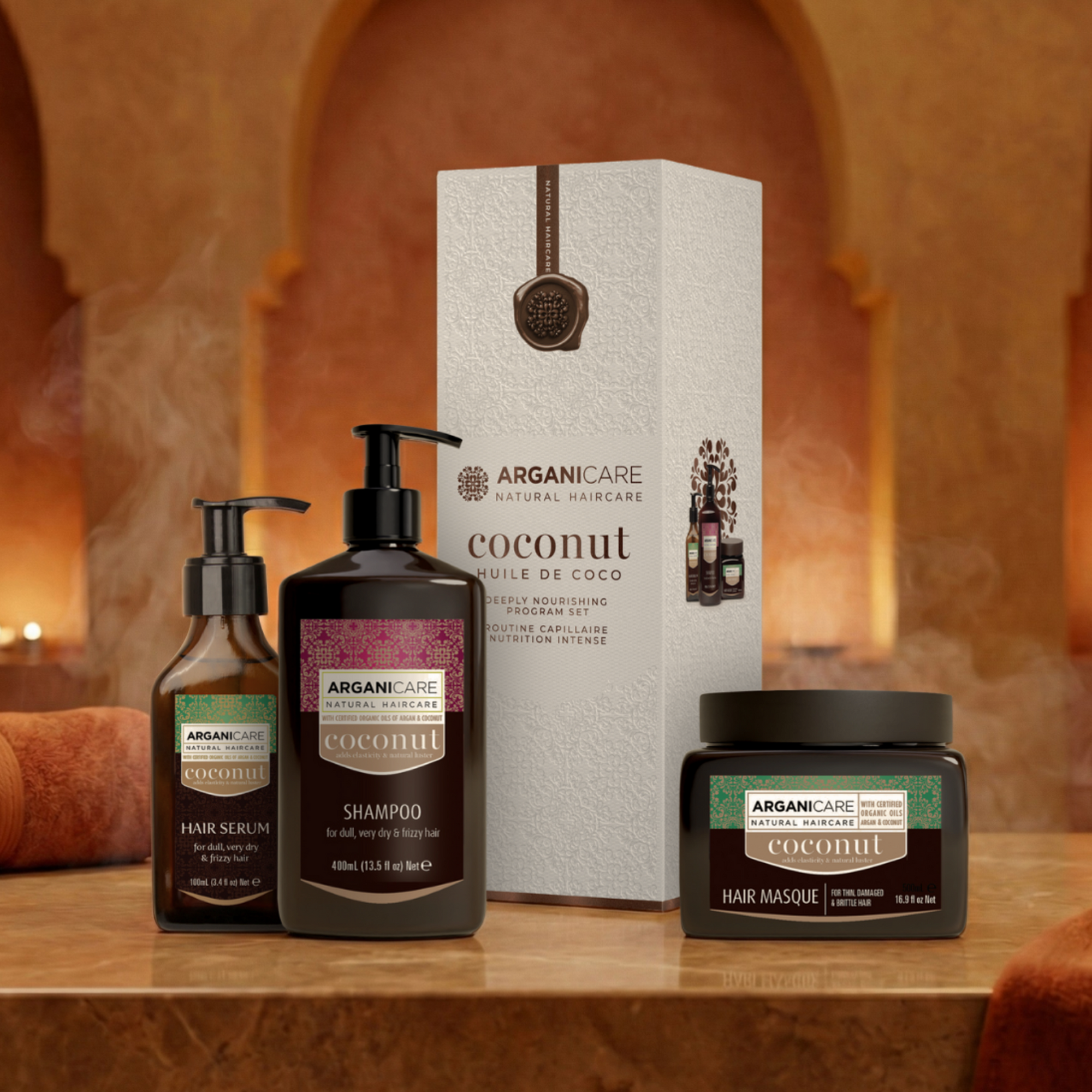 Coffret Trio - Rituel à l'Huile de Coco