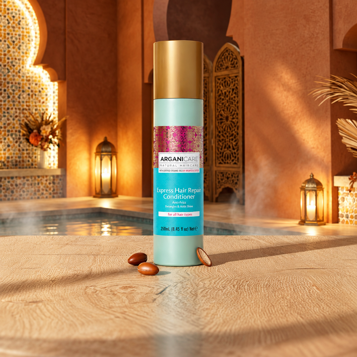 Spray démêlant express sans rinçage à l'Huile d'Argan