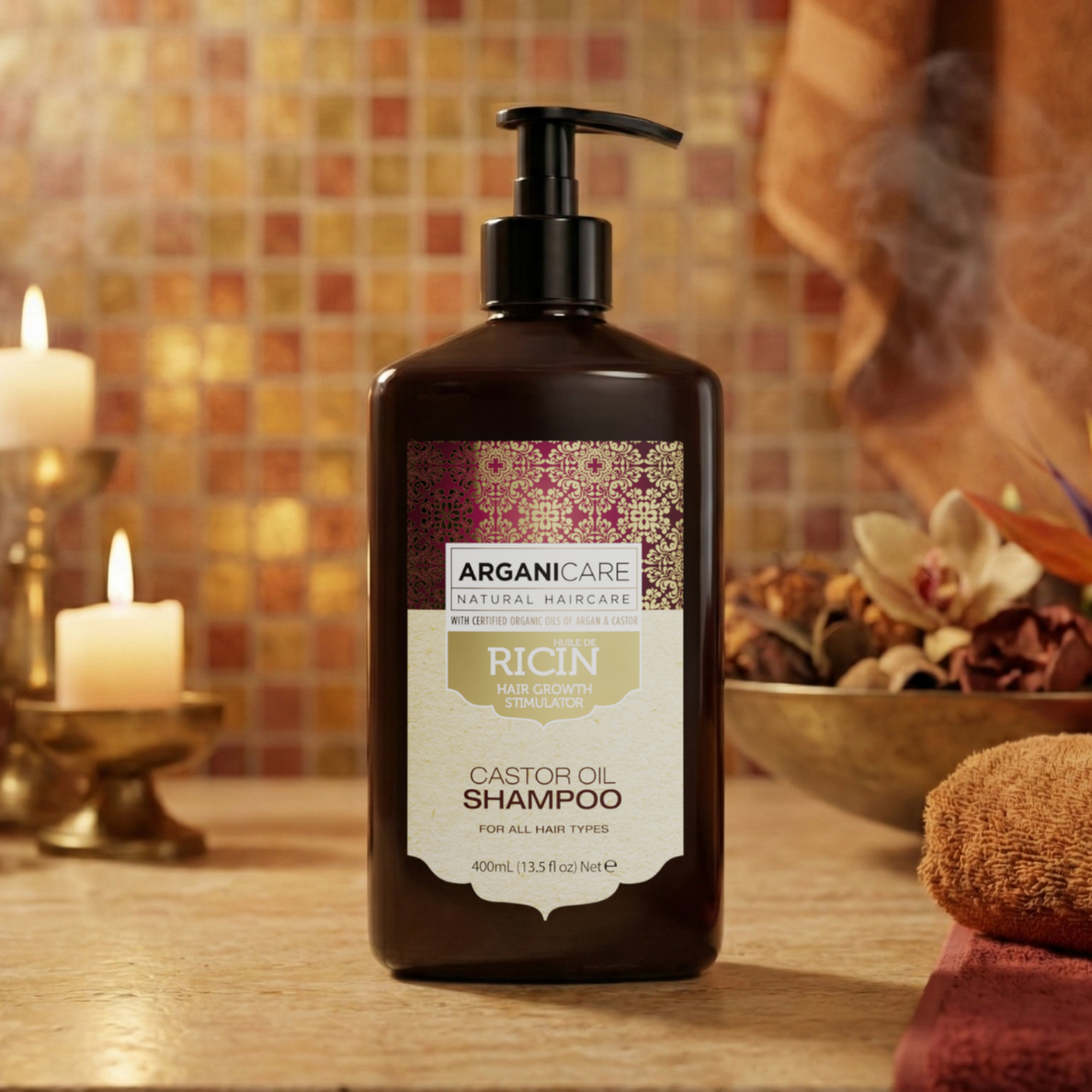 Shampoo mit Rizinusöl