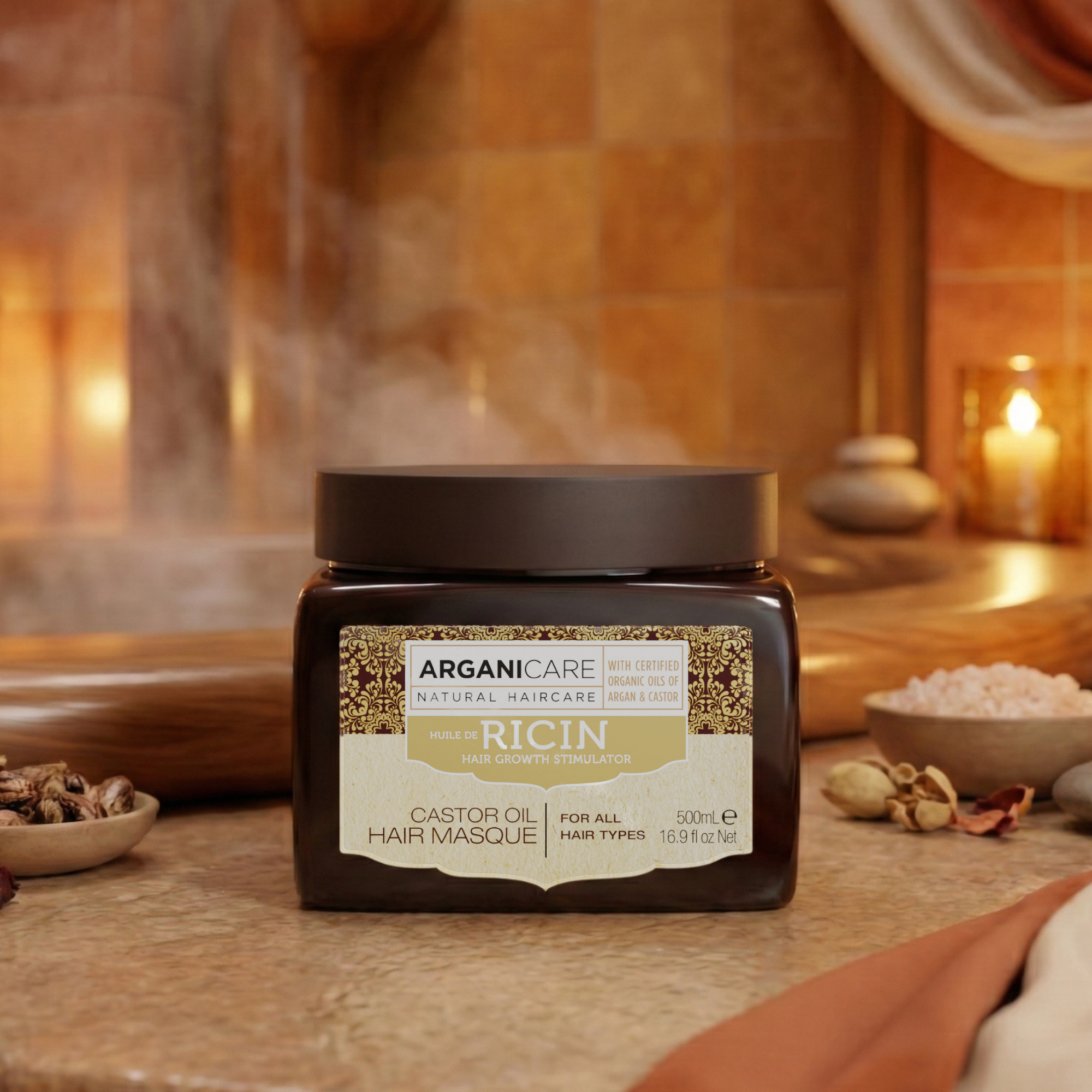 Masque à l'Huile de Ricin