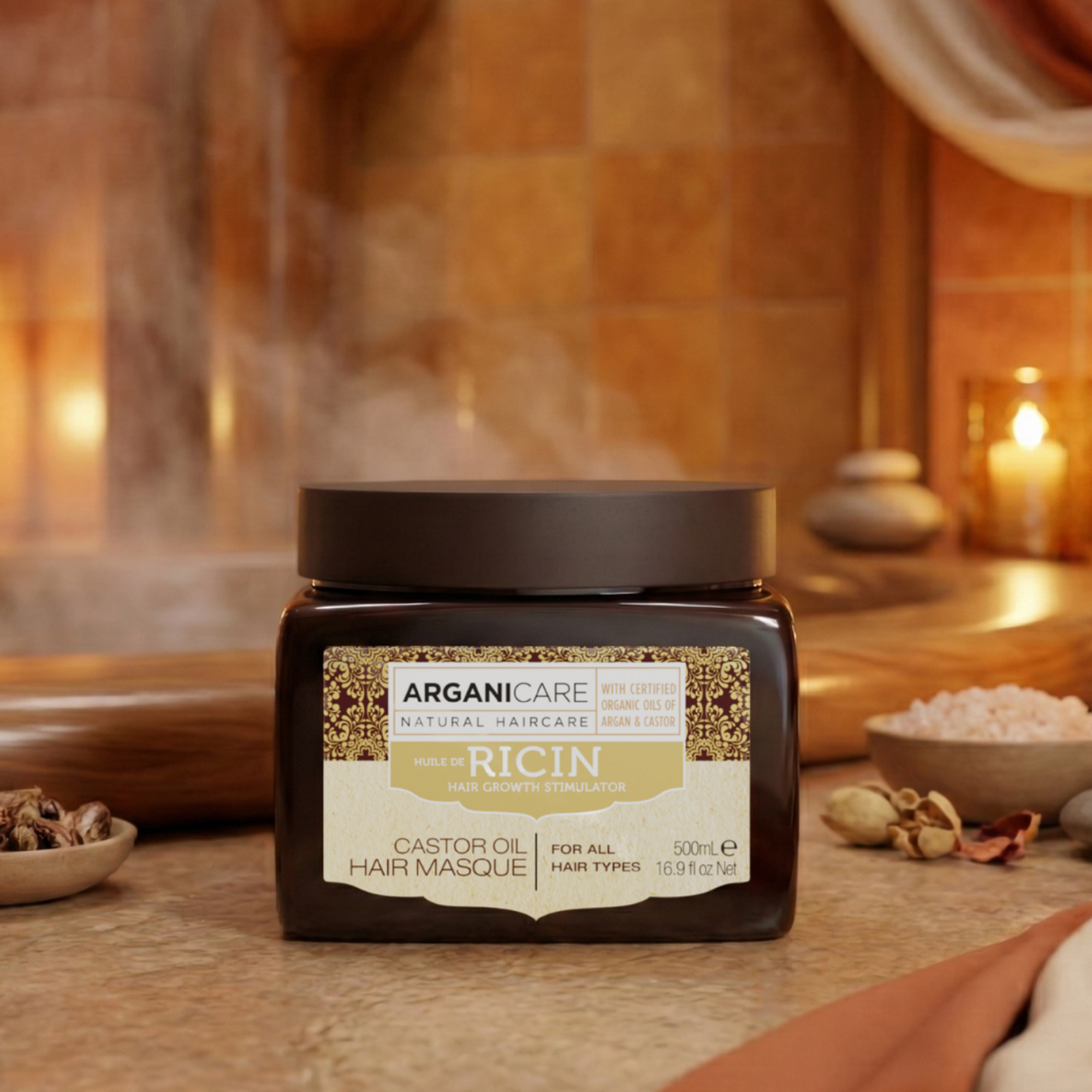 Masque à l'Huile de Ricin