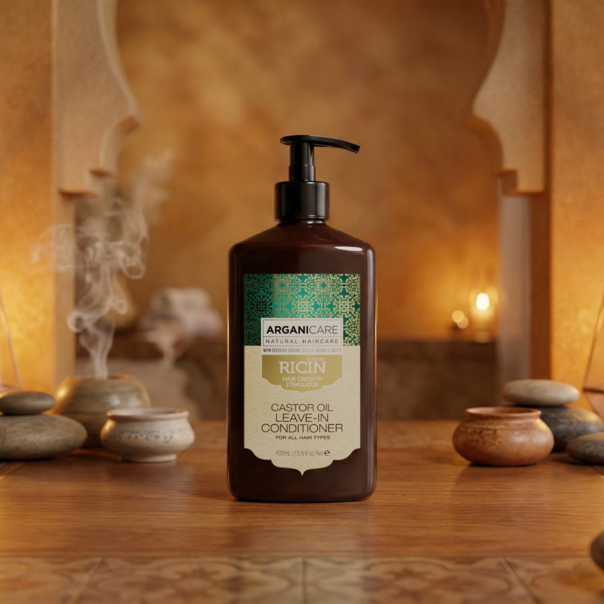 Soin sans rinçage à l'Huile de Ricin