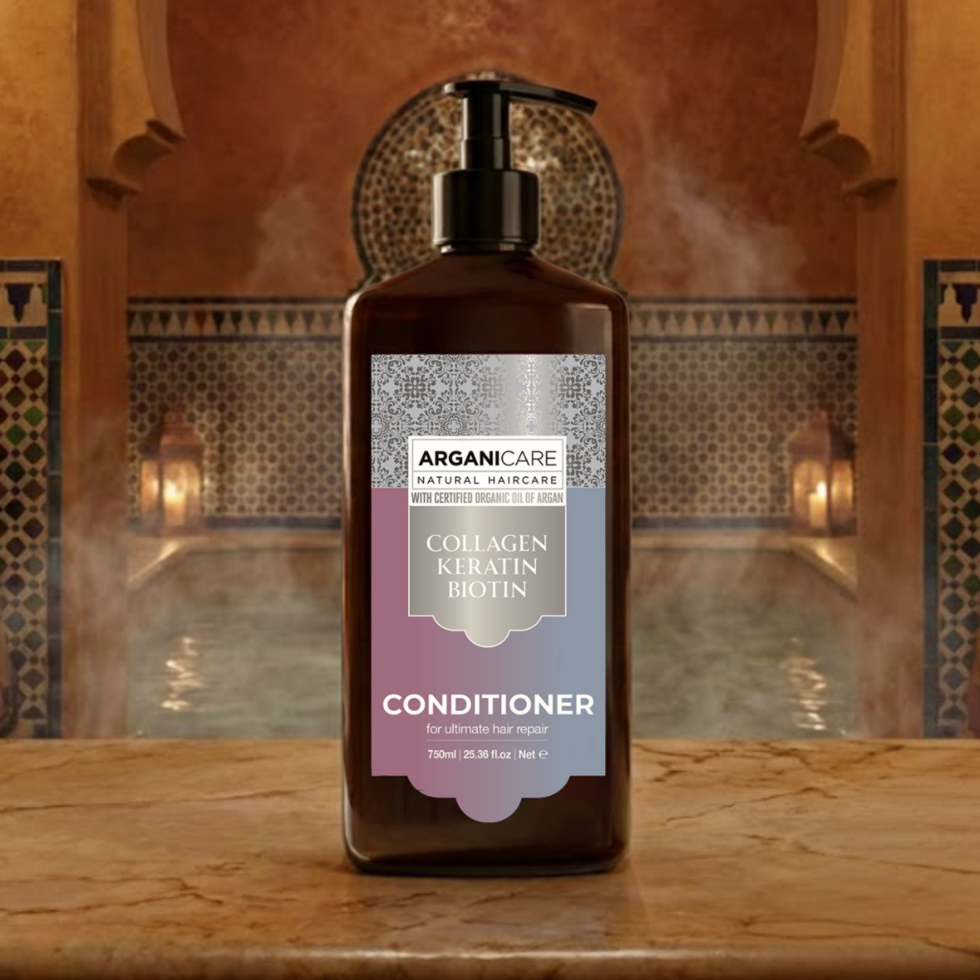 Après-shampoing - Collagène, Kératine & Biotine - Grand format