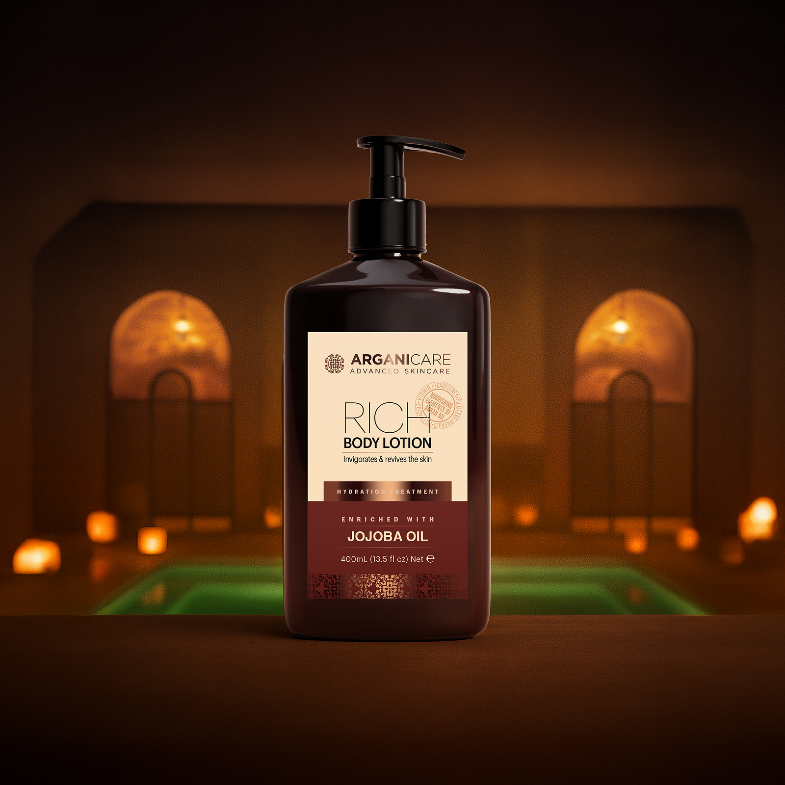 Body lotion enrichi en huile de Jojoba