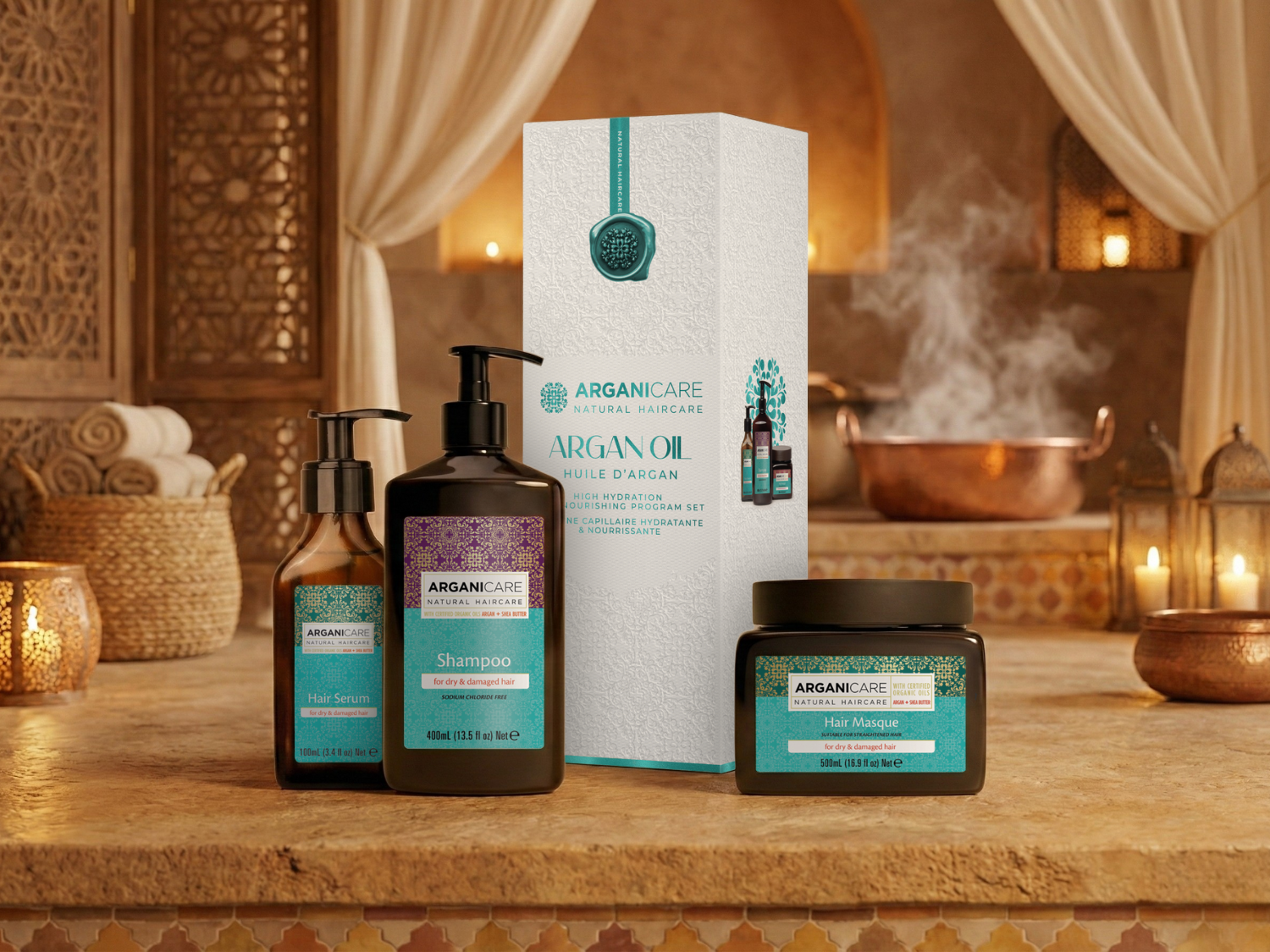 Coffret Trio - Rituel à l'Huile d'Argan